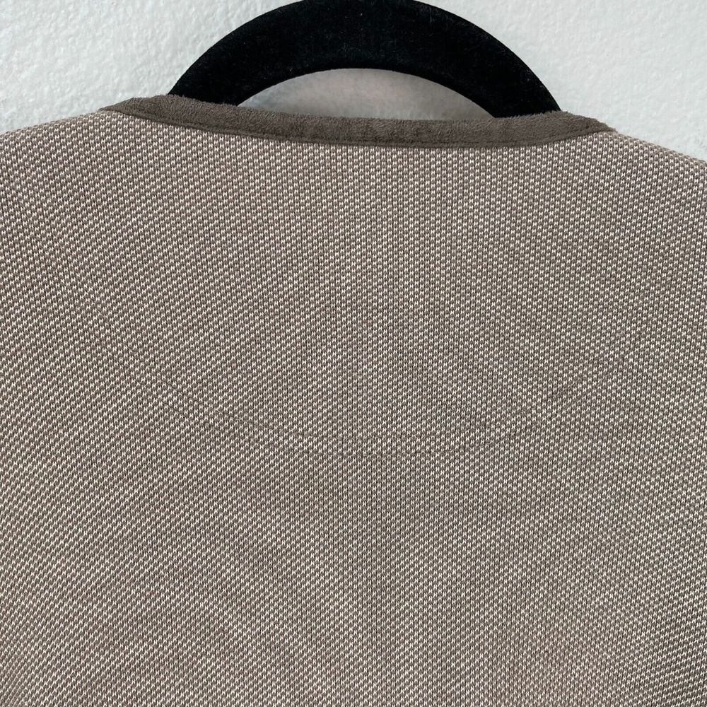 LL BEAN Womens Large Brown Button Up Cardigan Sweater Pockets - Picture 7 of 9